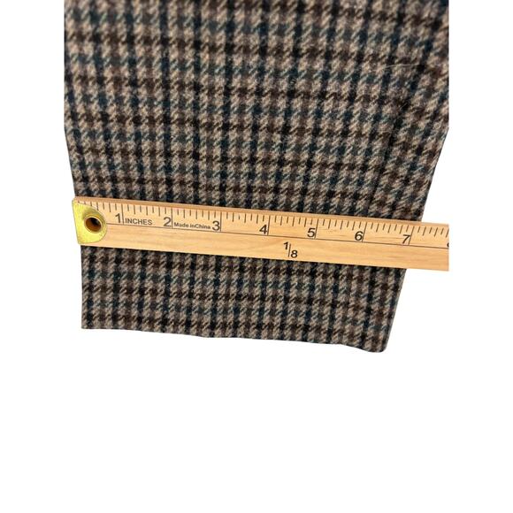 Jeff Banks London Wool Blend Houndstooth Check Pants Size 34 Old Money Womens - Picture 7 of 11